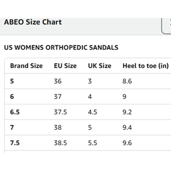 ABEO Olivia Oasis Sandal Metatarsal Leather Strappy Sandals Women’s Size 7 WIDE - Picture 8 of 12